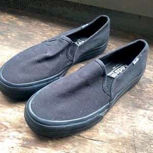 Keds Women's Champion Black Slip On Canvas Sneakers Size 6